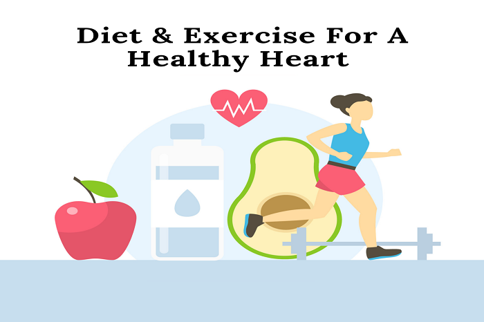 Diet and exercise for a healthy heart